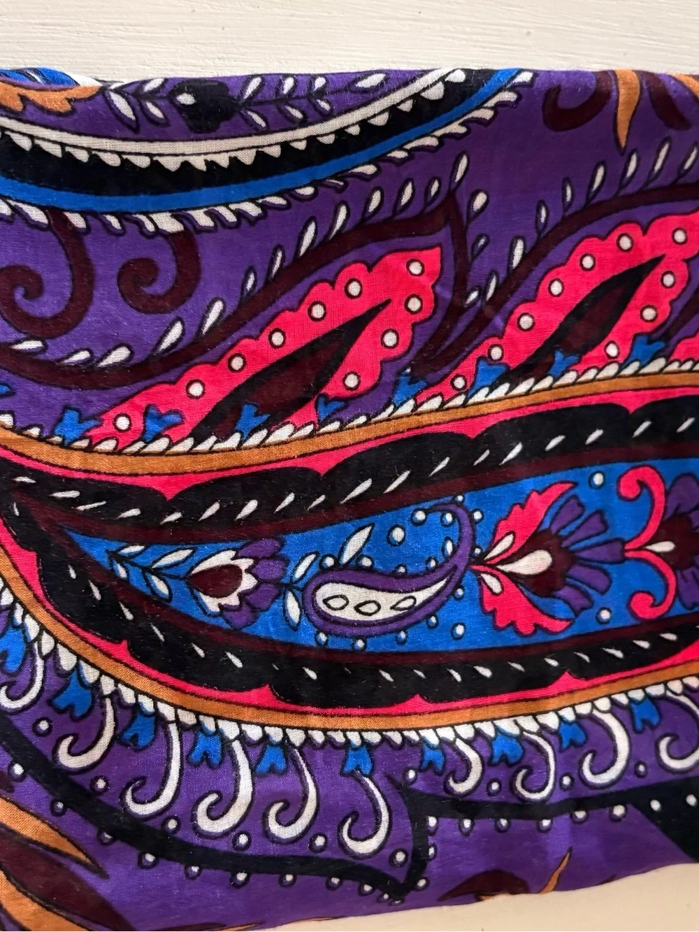 Purple Paisley Women's Scarf/ wrap